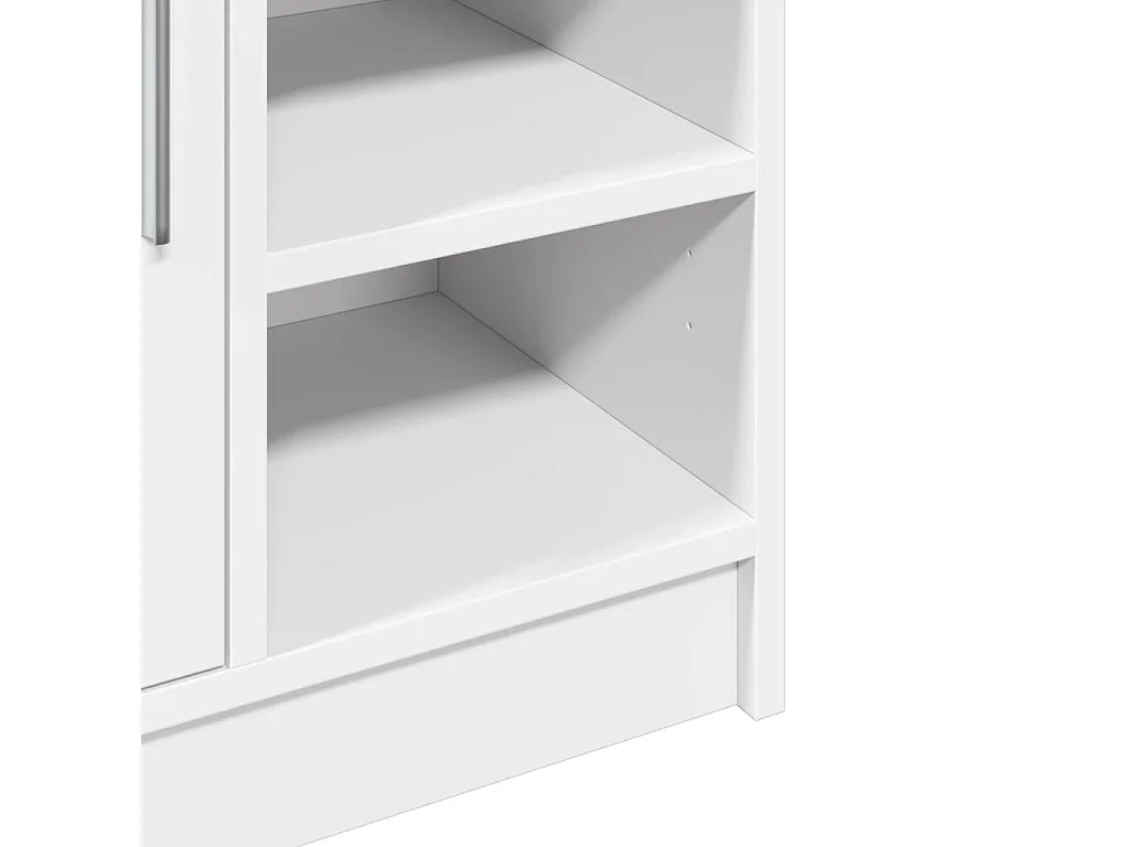 Mobile lavabo bianco 63x29x55 cm in derivati del legno