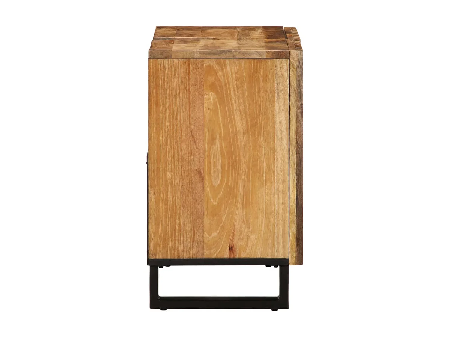 Badezimmer-Waschbeckenschrank 62x34x58cm aus massivem Mangoholz