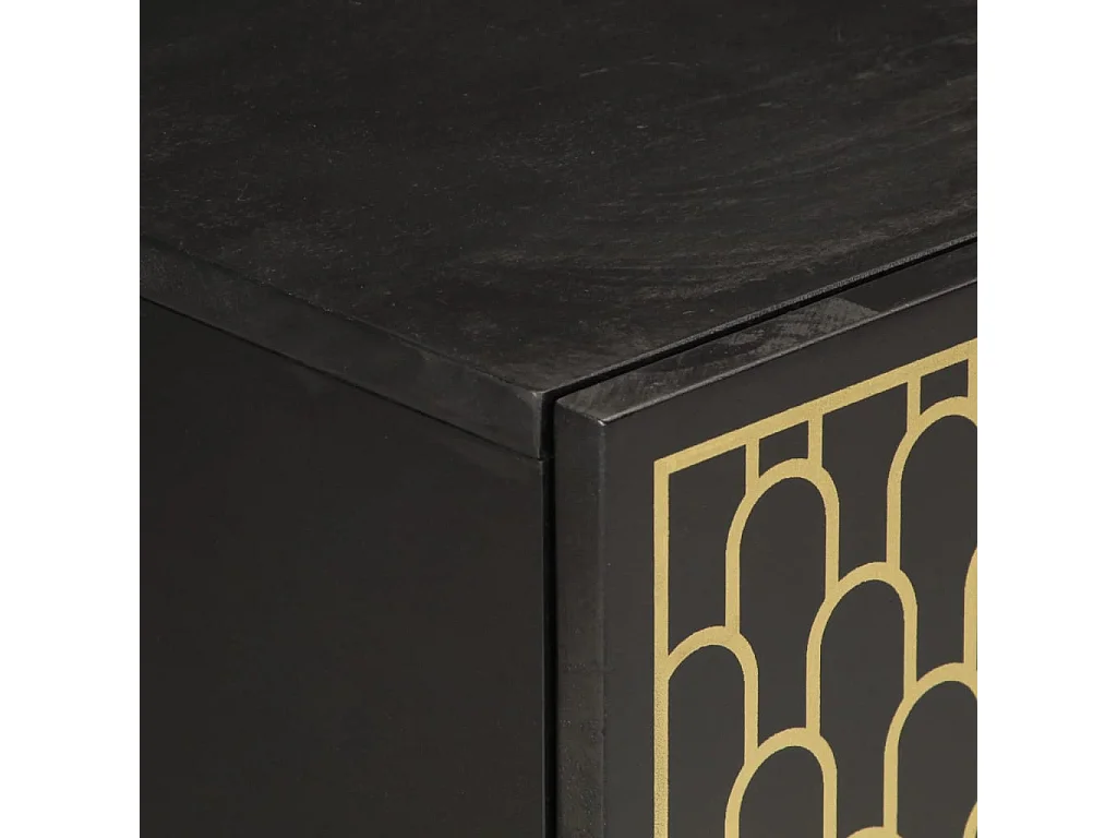 Armoire de salle de bain 38x33x58 cm bois massif de manguier