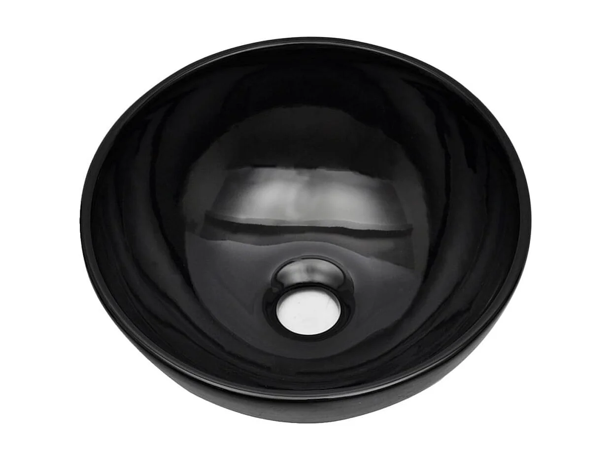 Mobile da bagno due pezzi in Ceramica Bianca