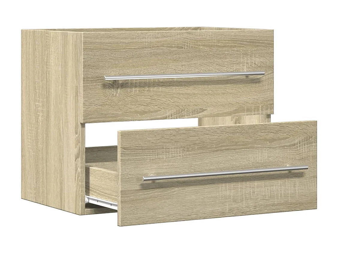 Mueble lavabo roble Sonoma 60x38,5x48 cm Aglomerado