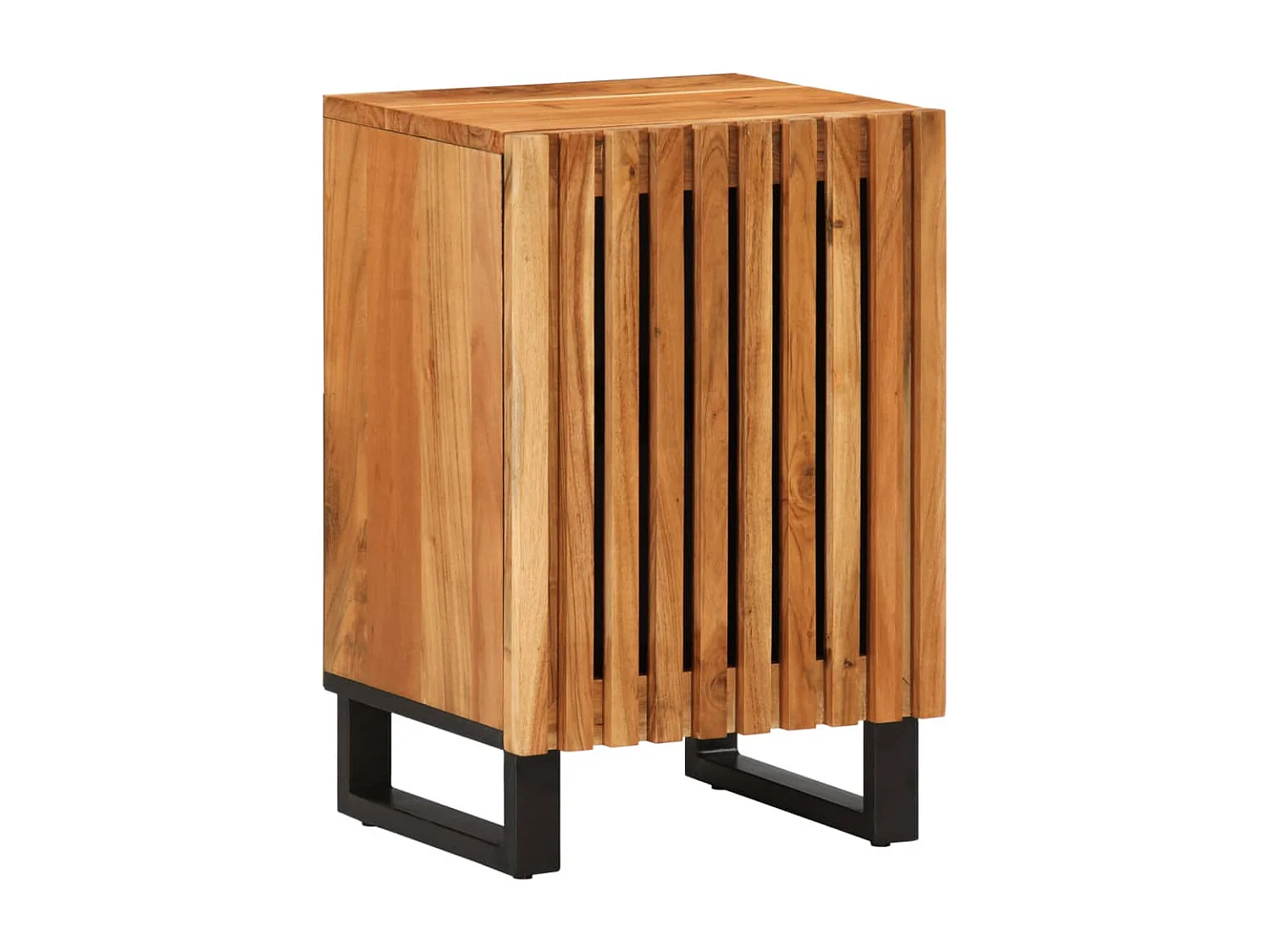 Mobile da bagno 38x34x58 cm in legno massello di acacia