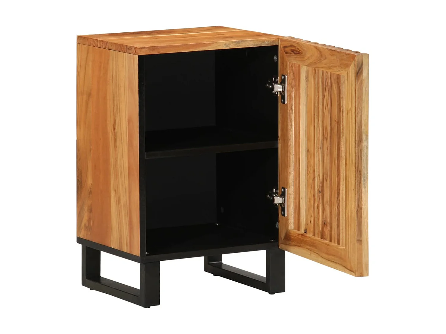 Mobile da bagno 38x34x58 cm in legno massello di acacia