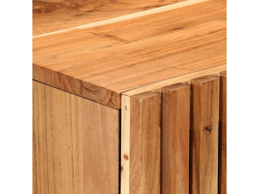 Mobile da bagno 38x34x58 cm in legno massello di acacia