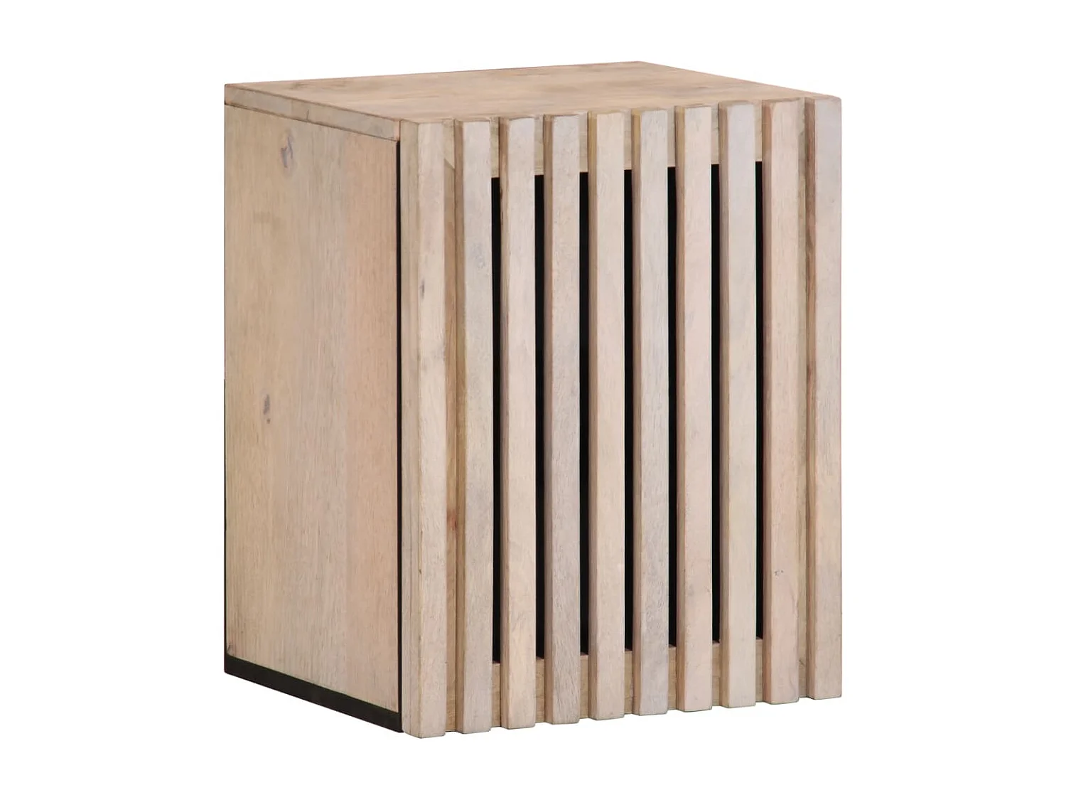 Mueble de pared para baño 38x34x48cm madera maciza de mango