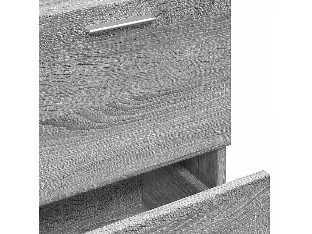 Meuble d'évier sonoma gris 40x37x59 cm bois d'ingénierie