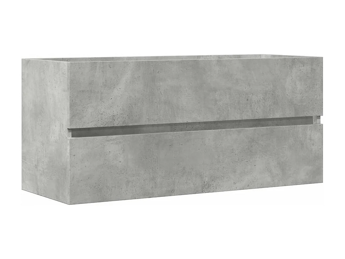 Mueble lavabo Gris hormigón 100x38,5x45 cm Aglomerado