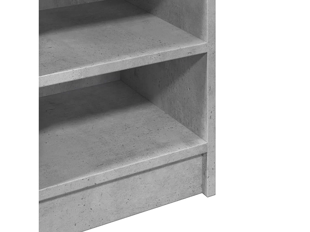 Mueble lavabo gris cemento 90x29x55 cm madera contrachapada