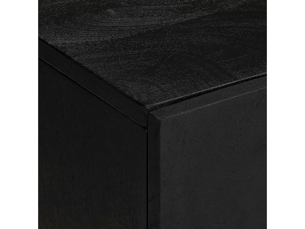 Mueble para lavabo de baño de madera contrachapada negra