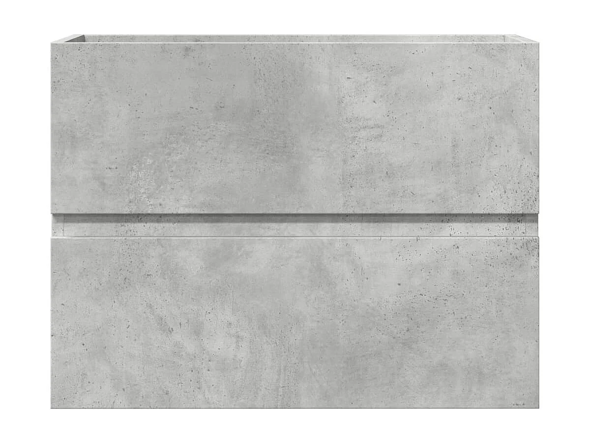 Armoire de salle de bain gris béton bois d'ingénierie