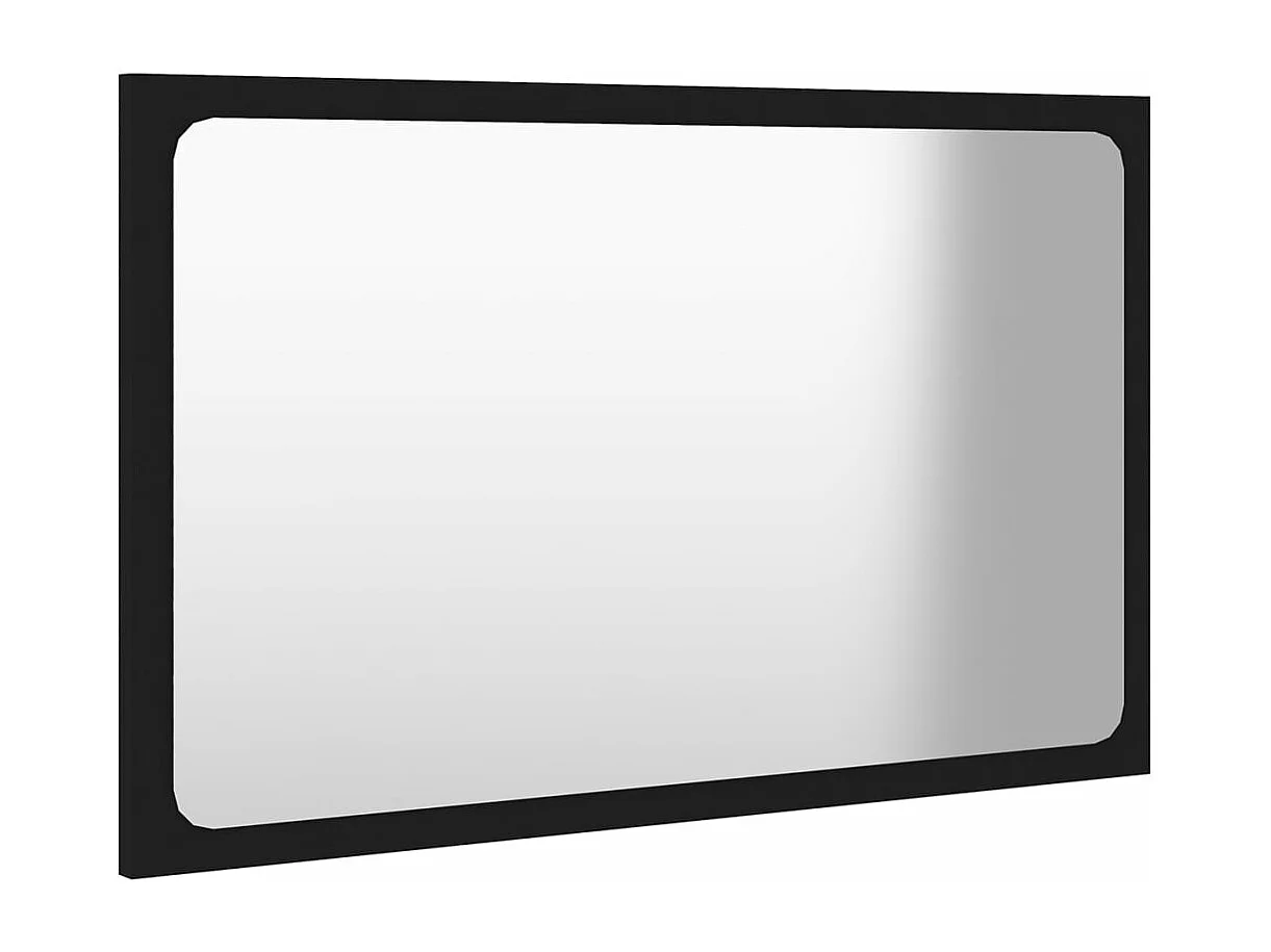 Ensemble de meubles de salle de bain Noir Bois d'ingénierie