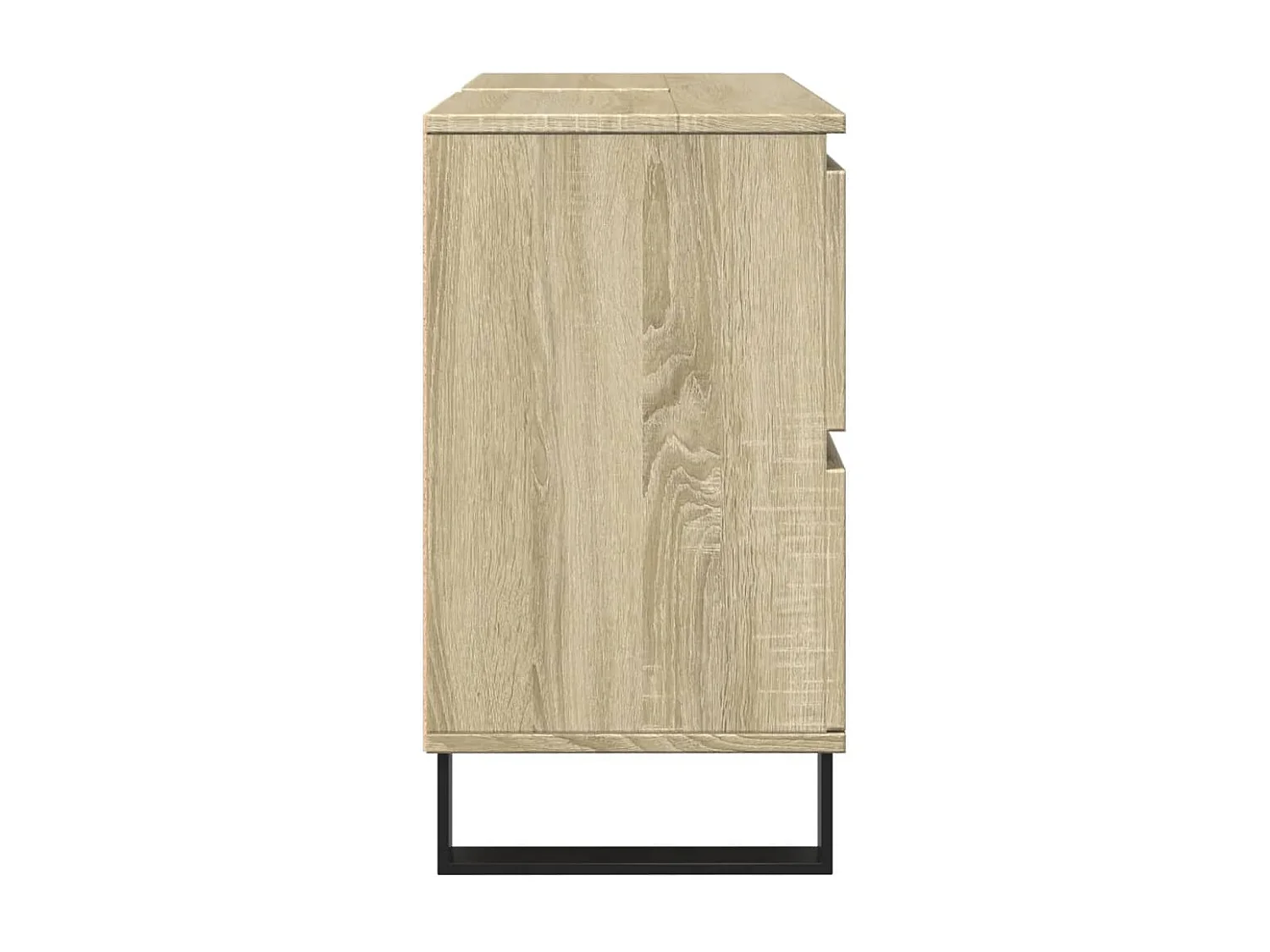 Armoire salle de bain chêne sonoma 80x33x60cm bois d'ingénierie