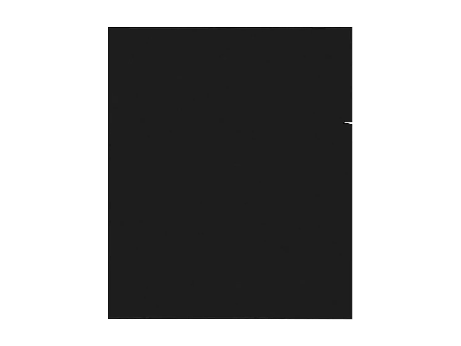 Badezimmermöbel-Set aus schwarzer Spanplatte