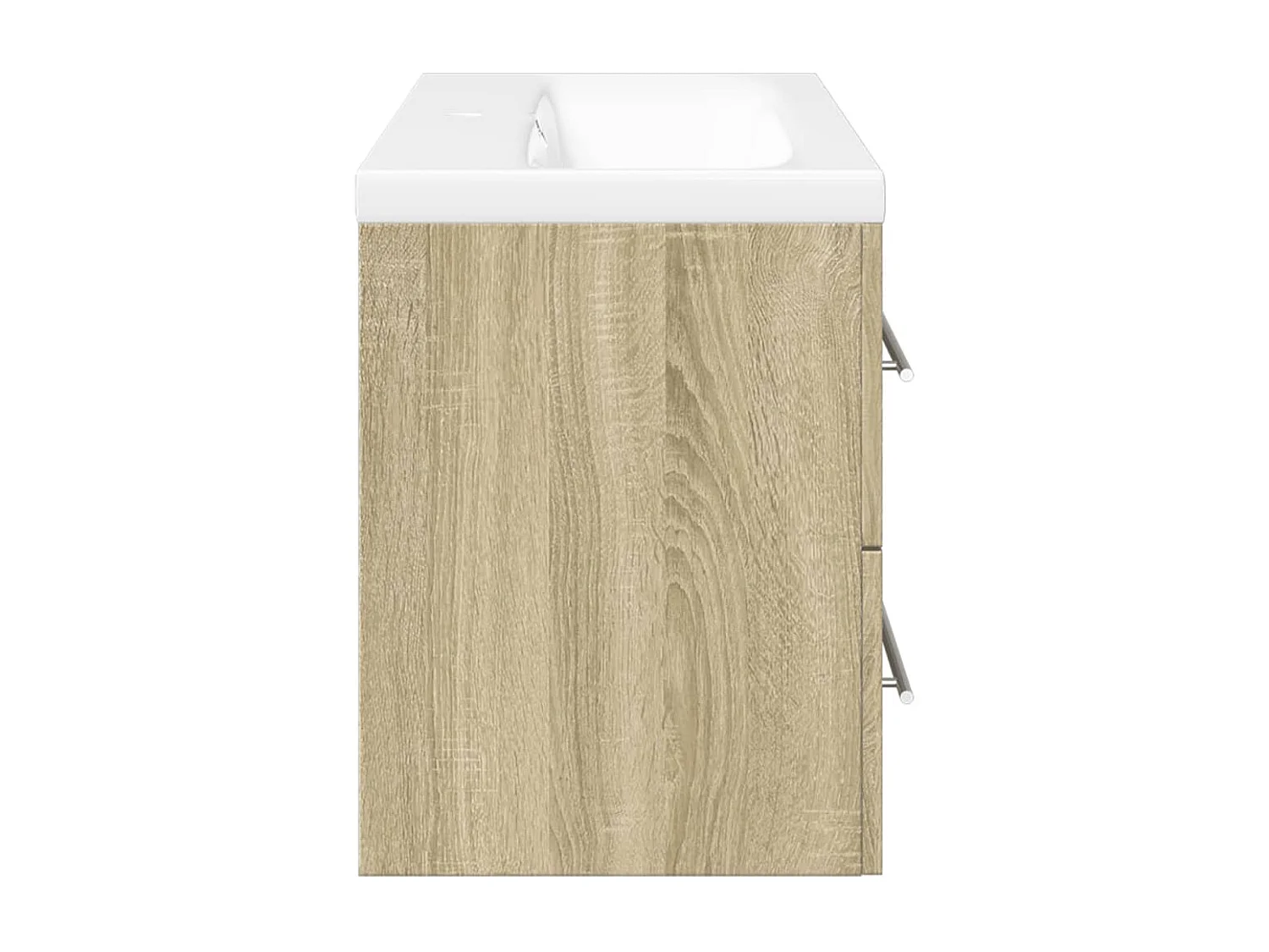 Juego de tocador de baño de 2 piezas de roble Sonoma