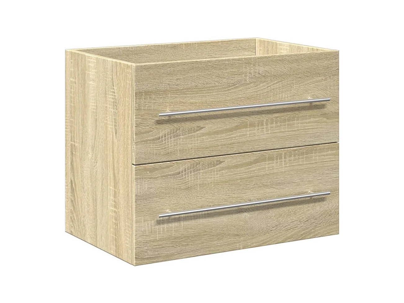 Ensemble de meubles de salle de bain 2 pcs chêne sonoma