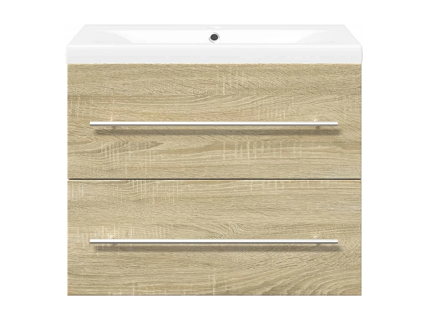 Set da bagno in rovere Sonoma da 2 pezzi