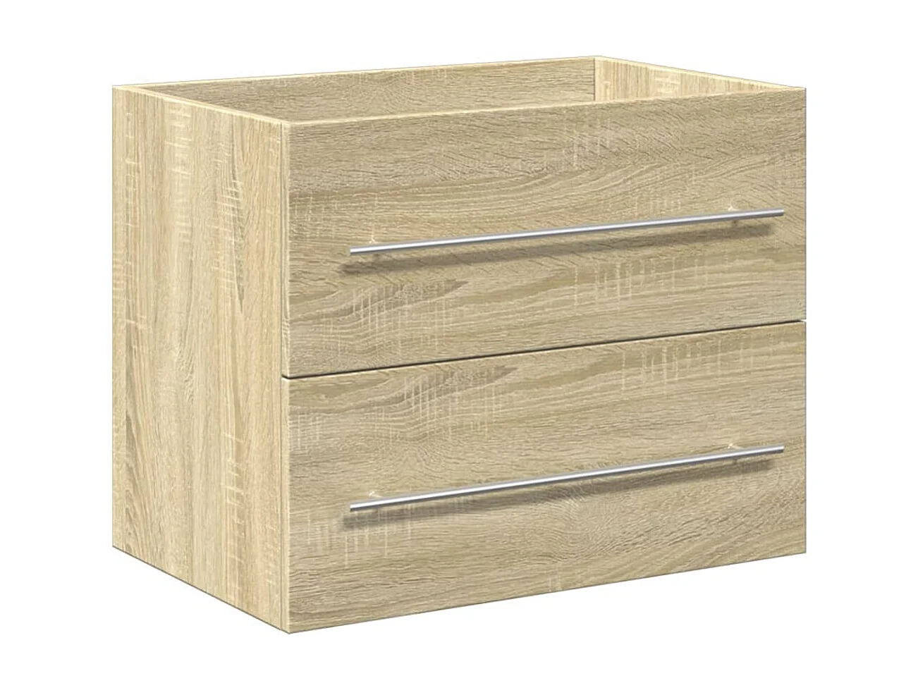 Set da bagno in rovere Sonoma da 2 pezzi