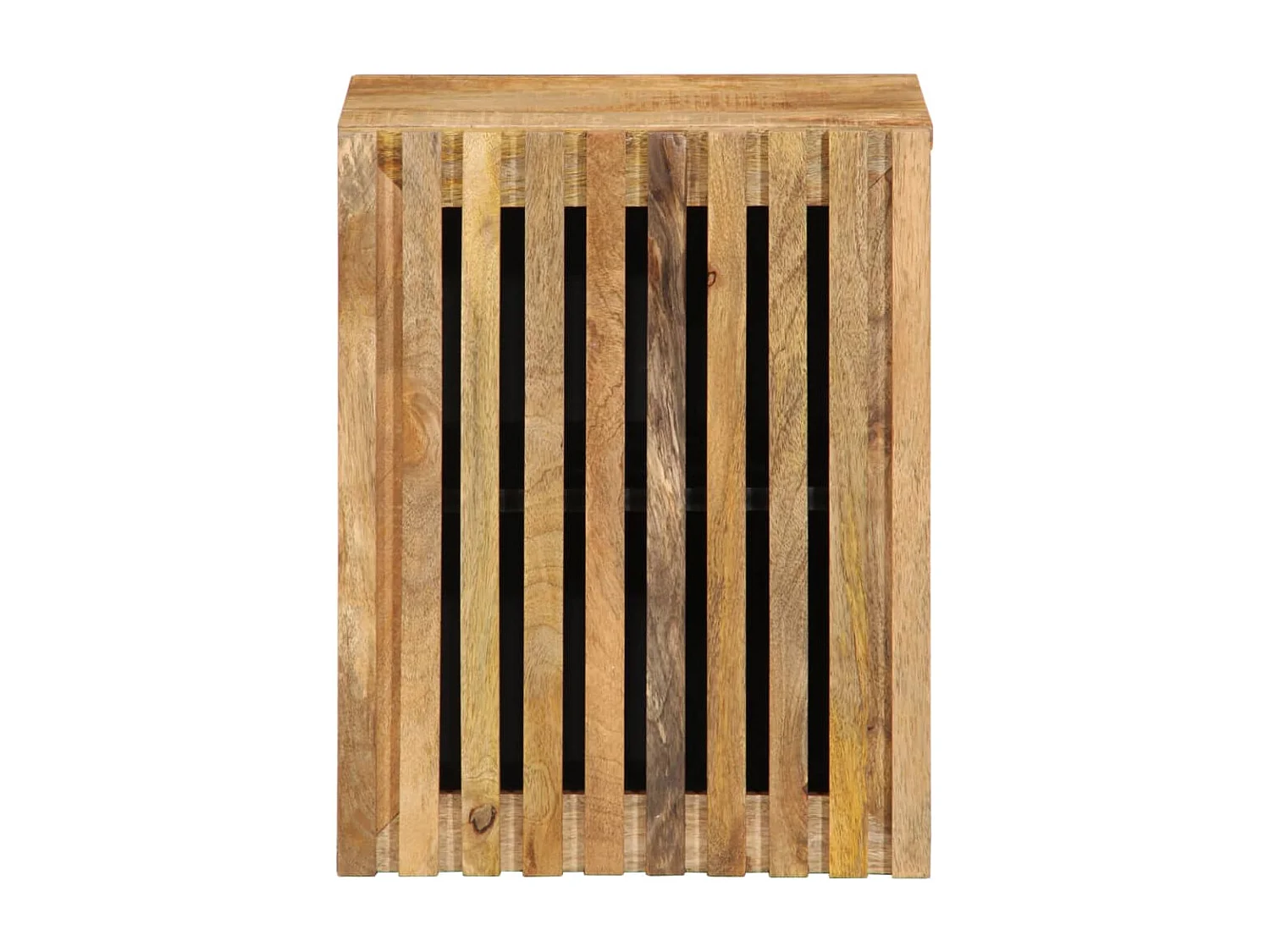 Badezimmer-Wandschrank 38x34x48cm aus massivem Mangoholz