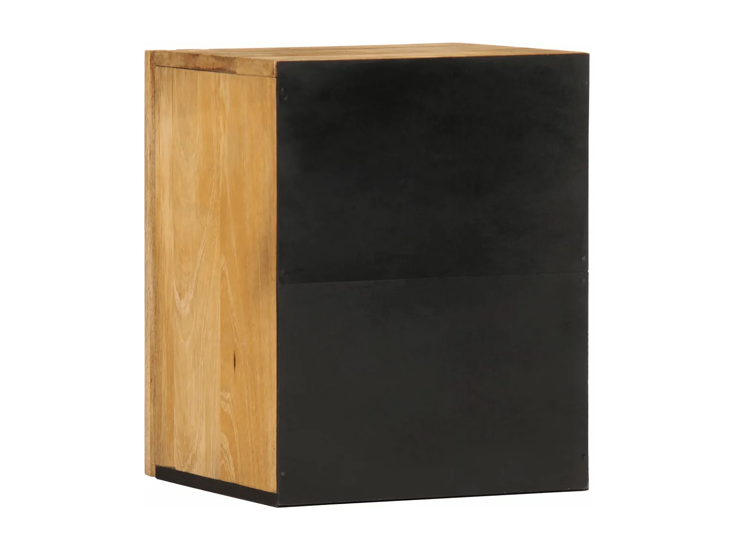 Badezimmer-Wandschrank 38x34x48cm aus massivem Mangoholz