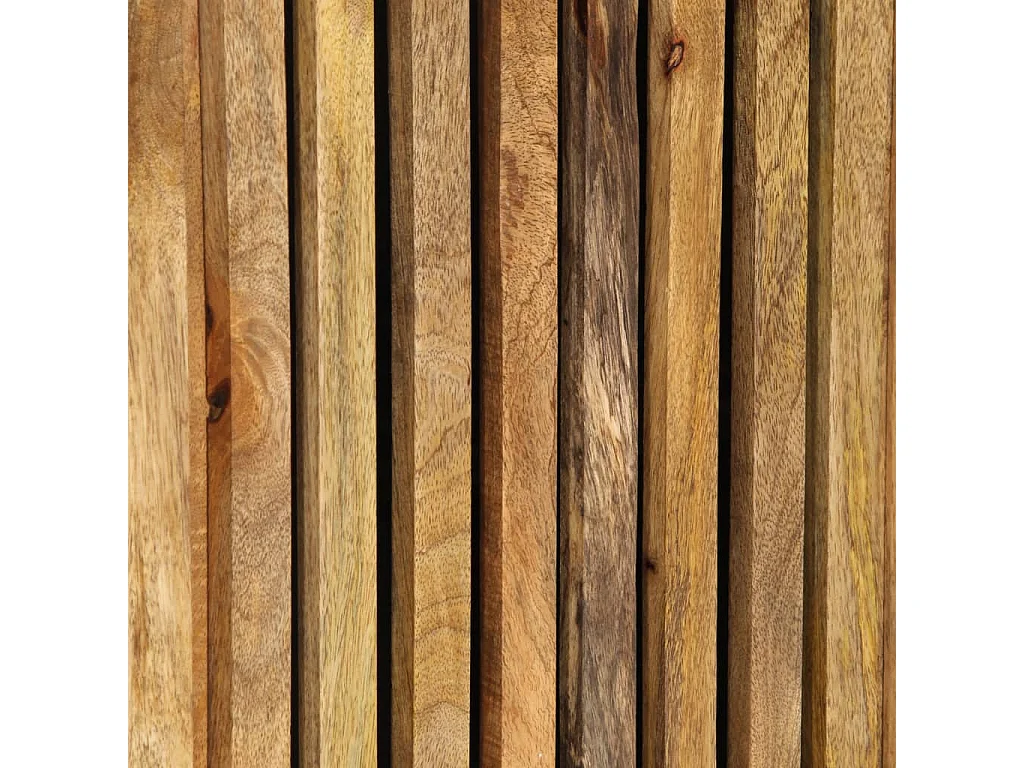 Badezimmer-Wandschrank 38x34x48cm aus massivem Mangoholz