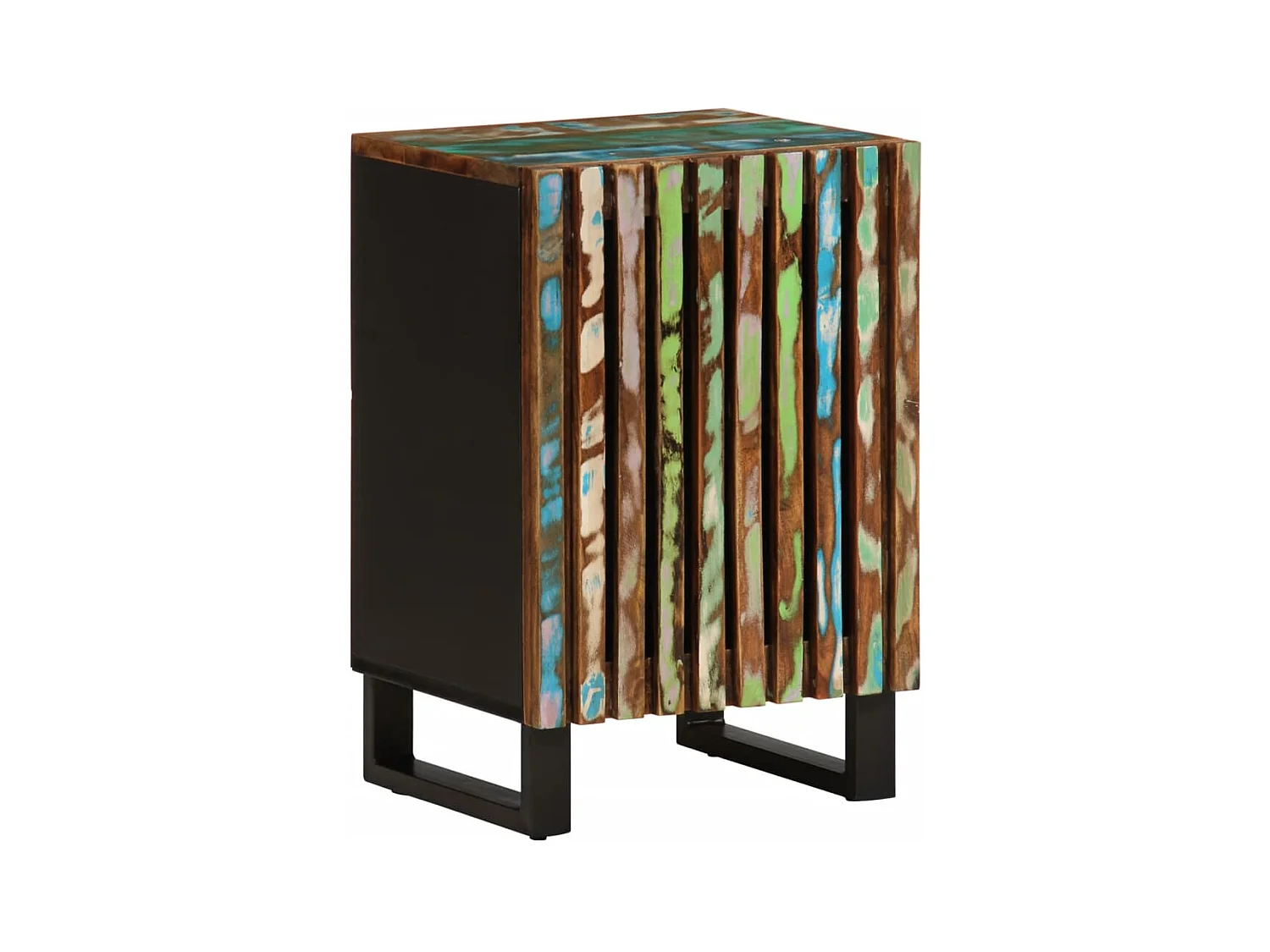 Mobile da bagno 38x34x58 cm in legno massello di acacia