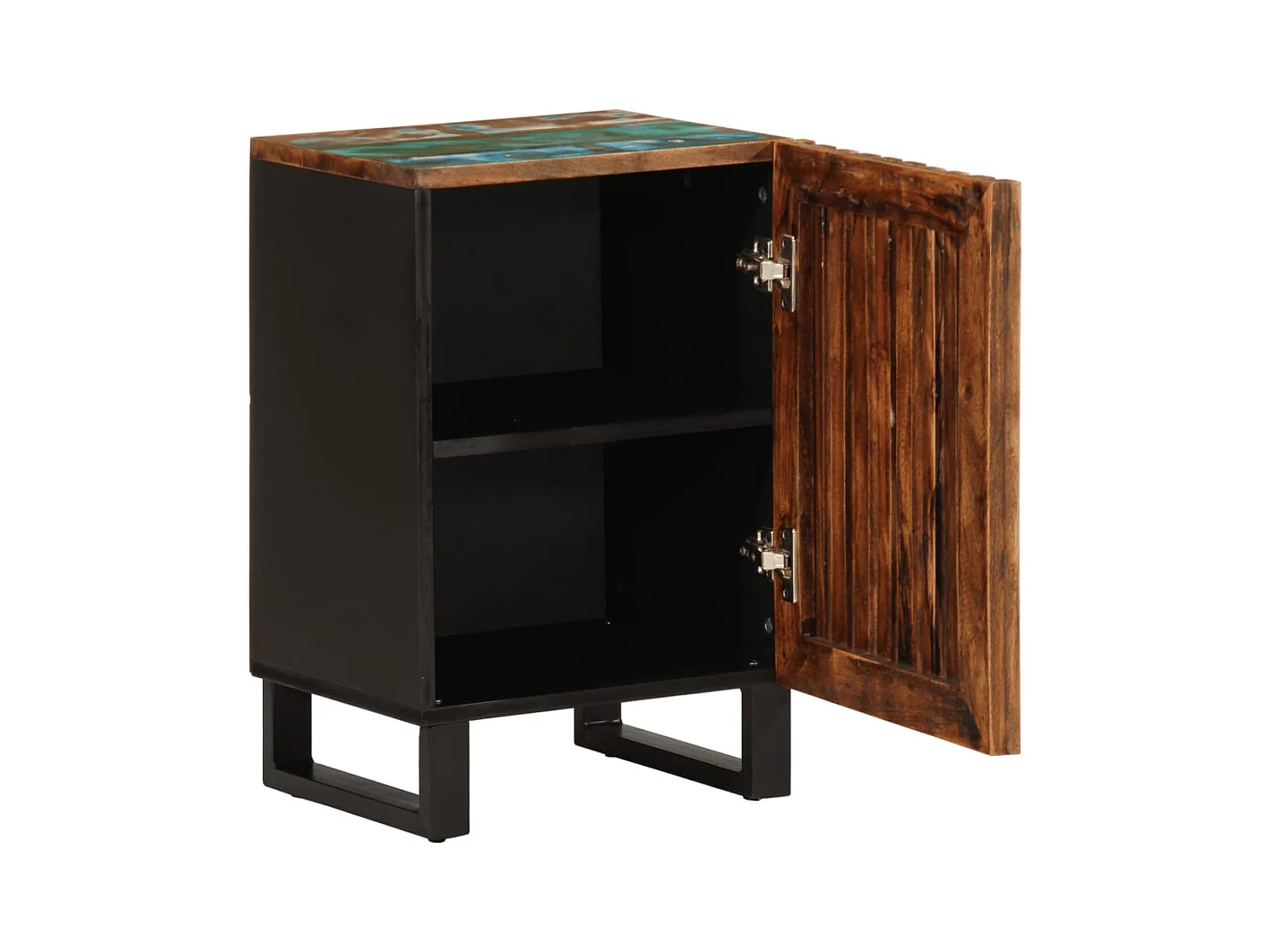 Armoire de salle de bain 38x34x58 cm bois massif d'acacia