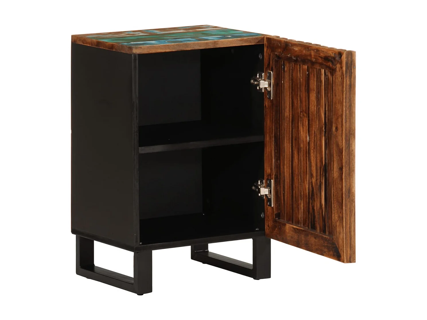 Armoire de salle de bain 38x34x58 cm bois massif d'acacia