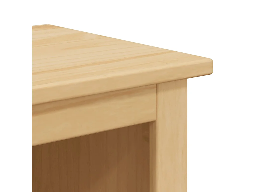 Armoire de salle de bain Corona 70x33x110 cm bois de pin massif