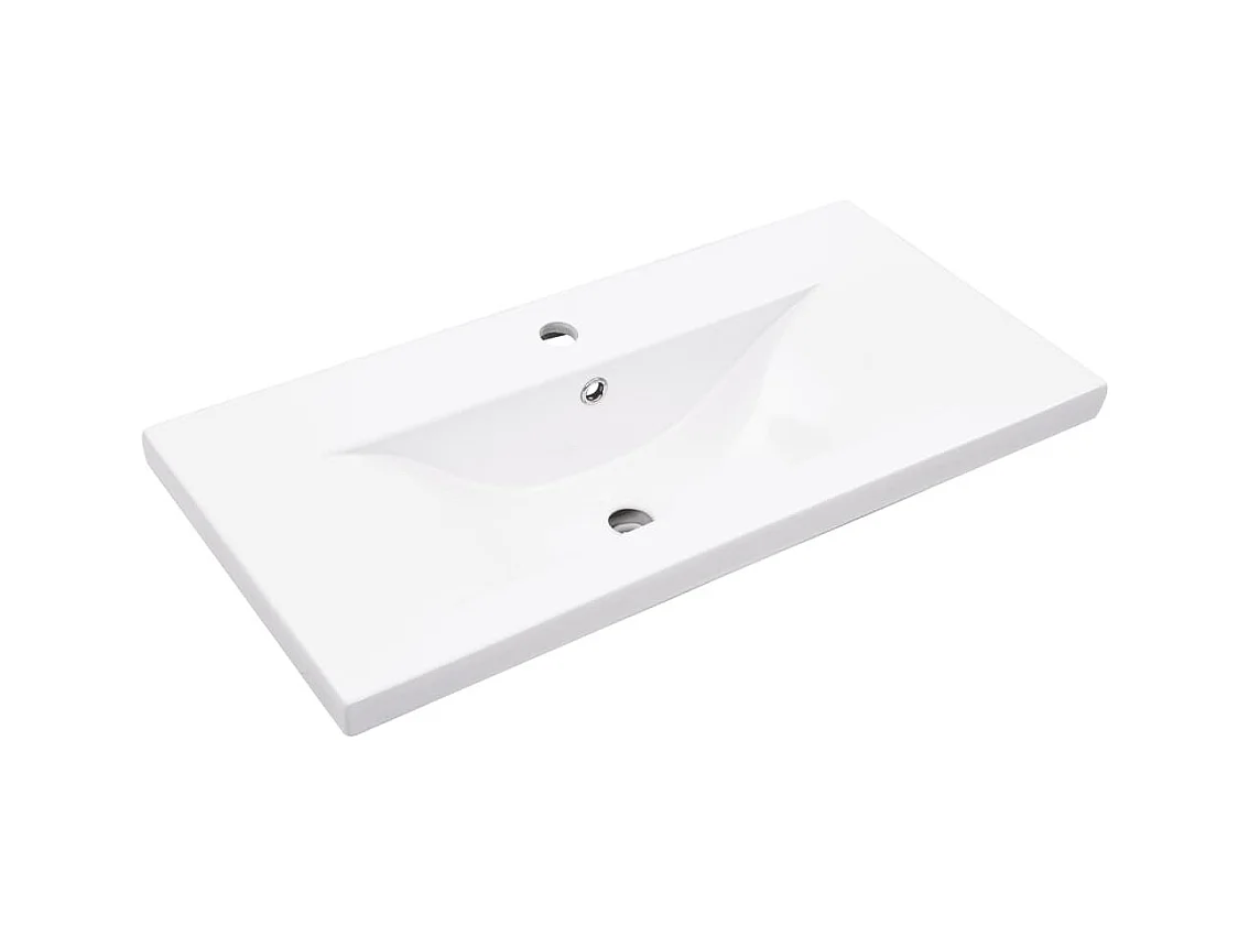 Set di mobili da bagno 2 pezzi grigio cemento