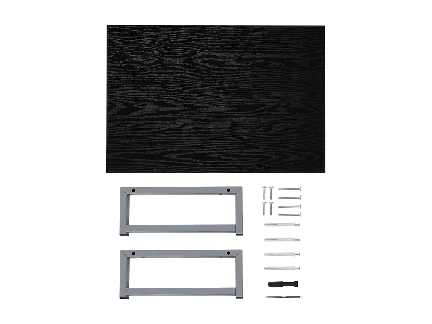 Mueble de baño Negro 60x40x16,3 cm