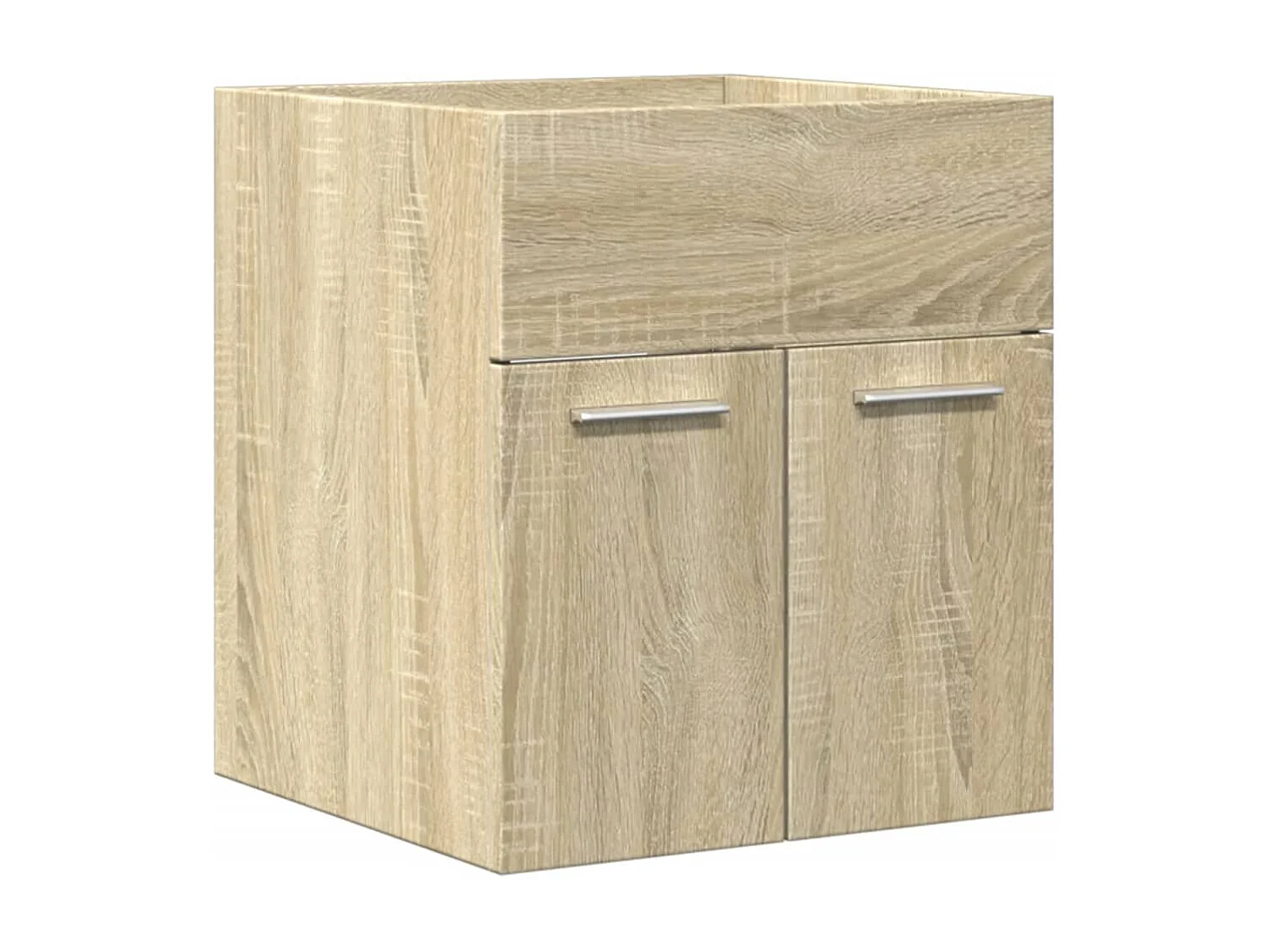 Conjunto de toucador de banheiro de 2 peças Sonoma Oak