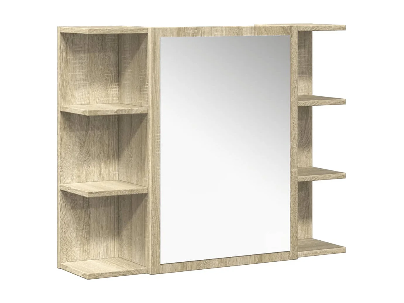 Ensemble de meubles de salle de bain 4 pcs chêne sonoma