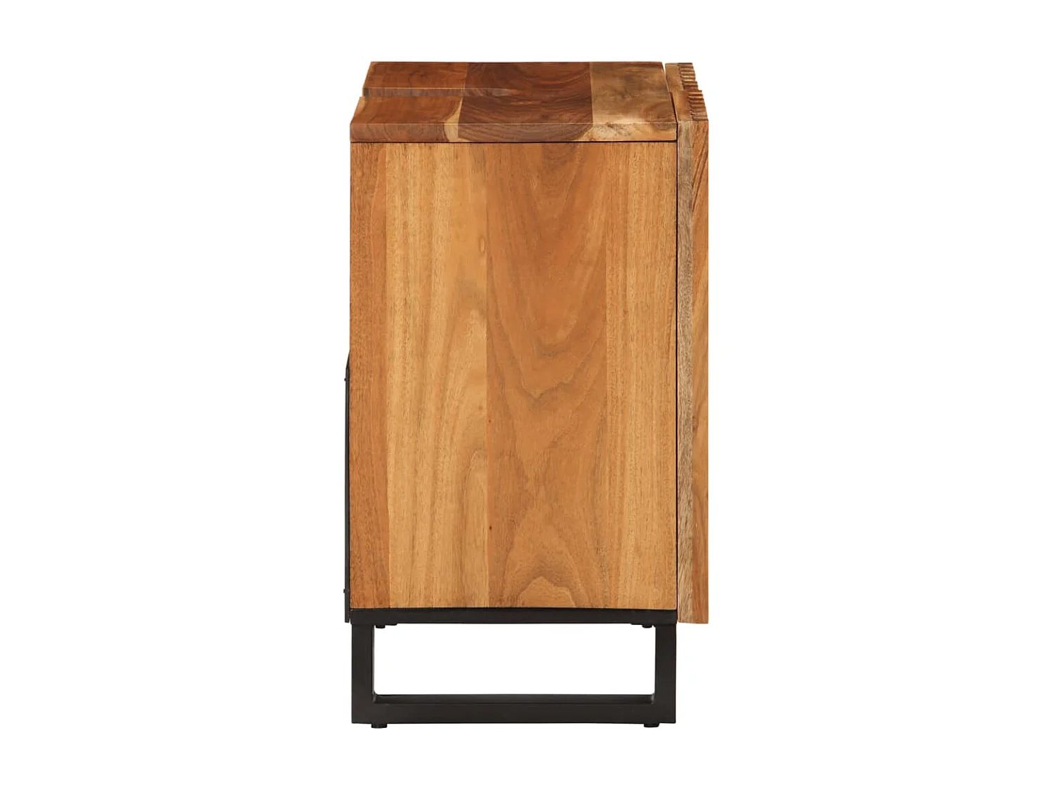 Badezimmer-Waschbeckenschrank 62x34x58cm aus massivem Akazienholz