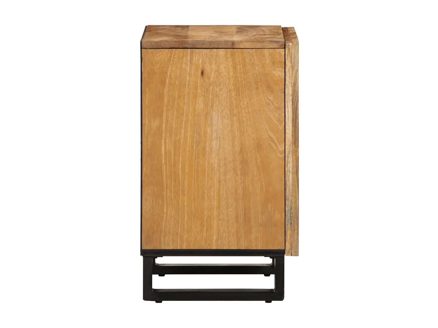 Badezimmerschrank 38x34x58 cm rohes massives Mangoholz