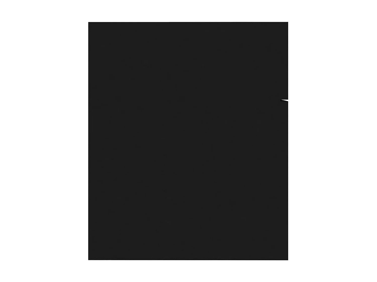 Ensemble de meubles de salle de bain Noir Aggloméré