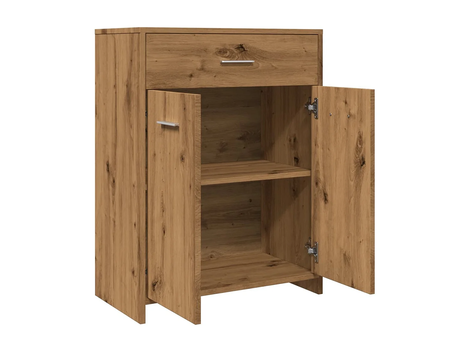 Armoire de salle de bain chêne artisanal 60x33x80 cm