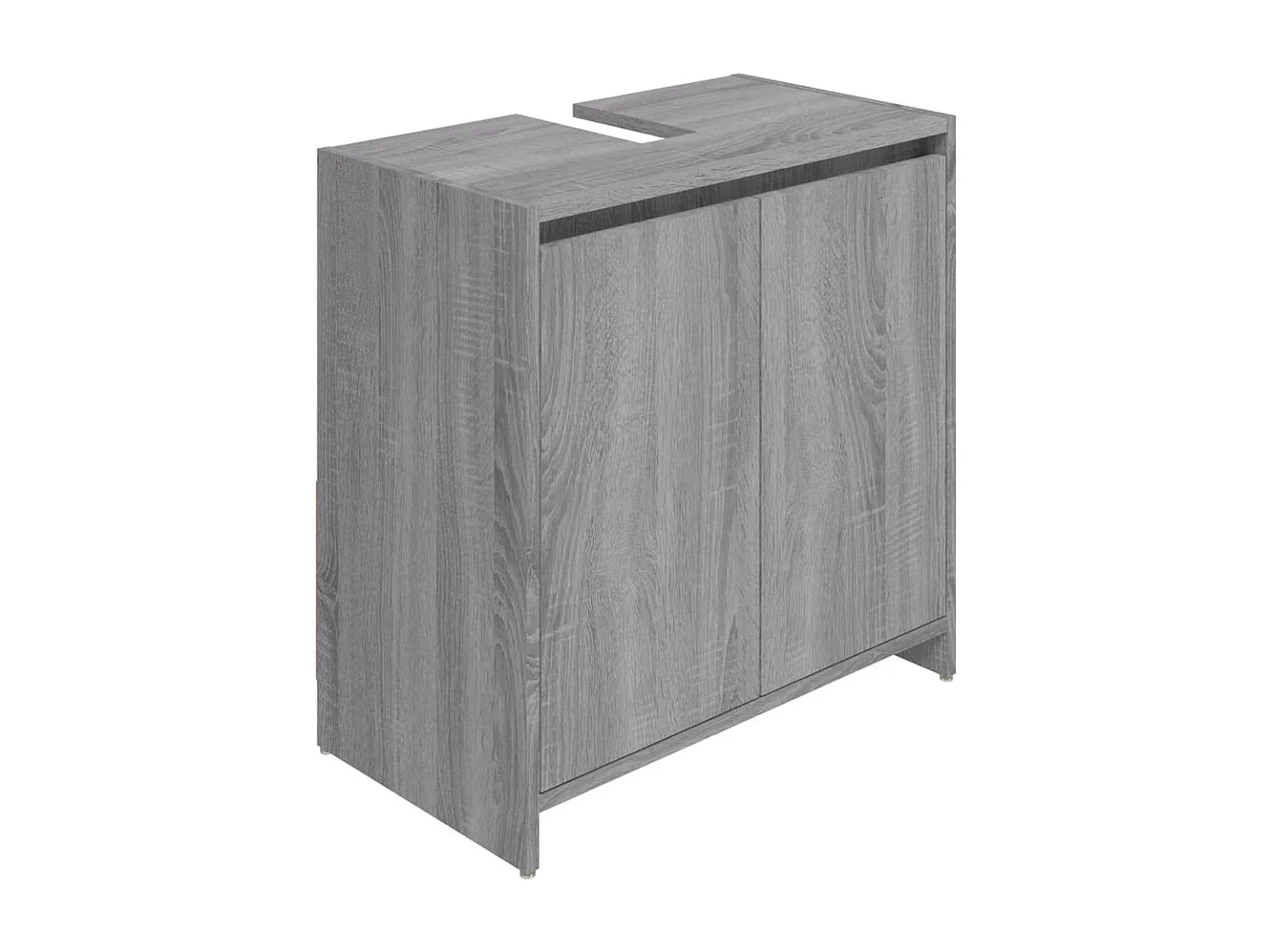 Armoire de bain Sonoma gris 60x33x61 cm Bois d'ingénierie