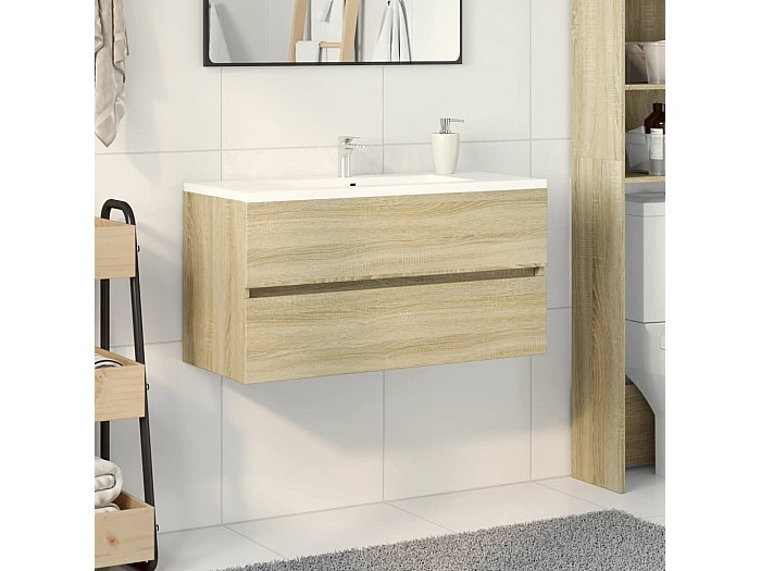Mobile lavabo Rovere Sonoma 90x38,5x45 cm Truciolare