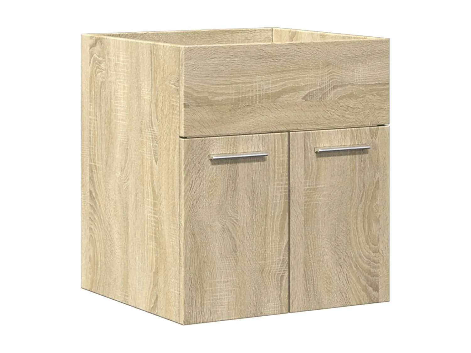 Ensemble de meubles de salle de bain 3 pcs chêne sonoma