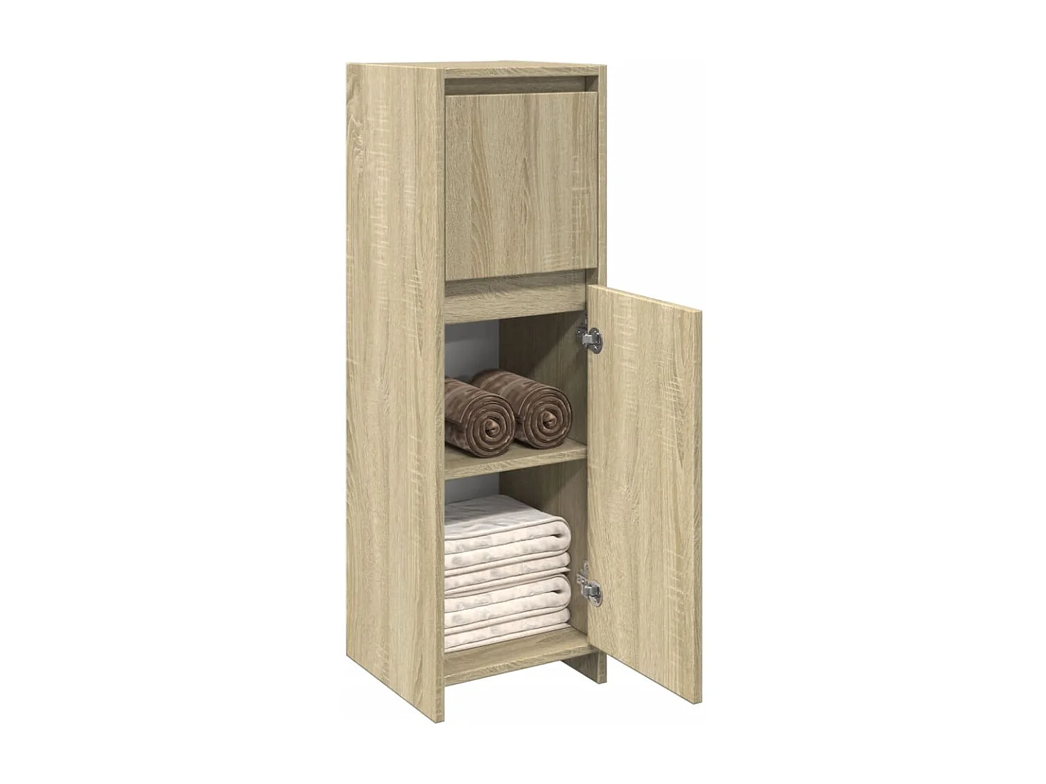 Armoire de salle de bain Chêne sonoma 30x30x95 cm Aggloméré