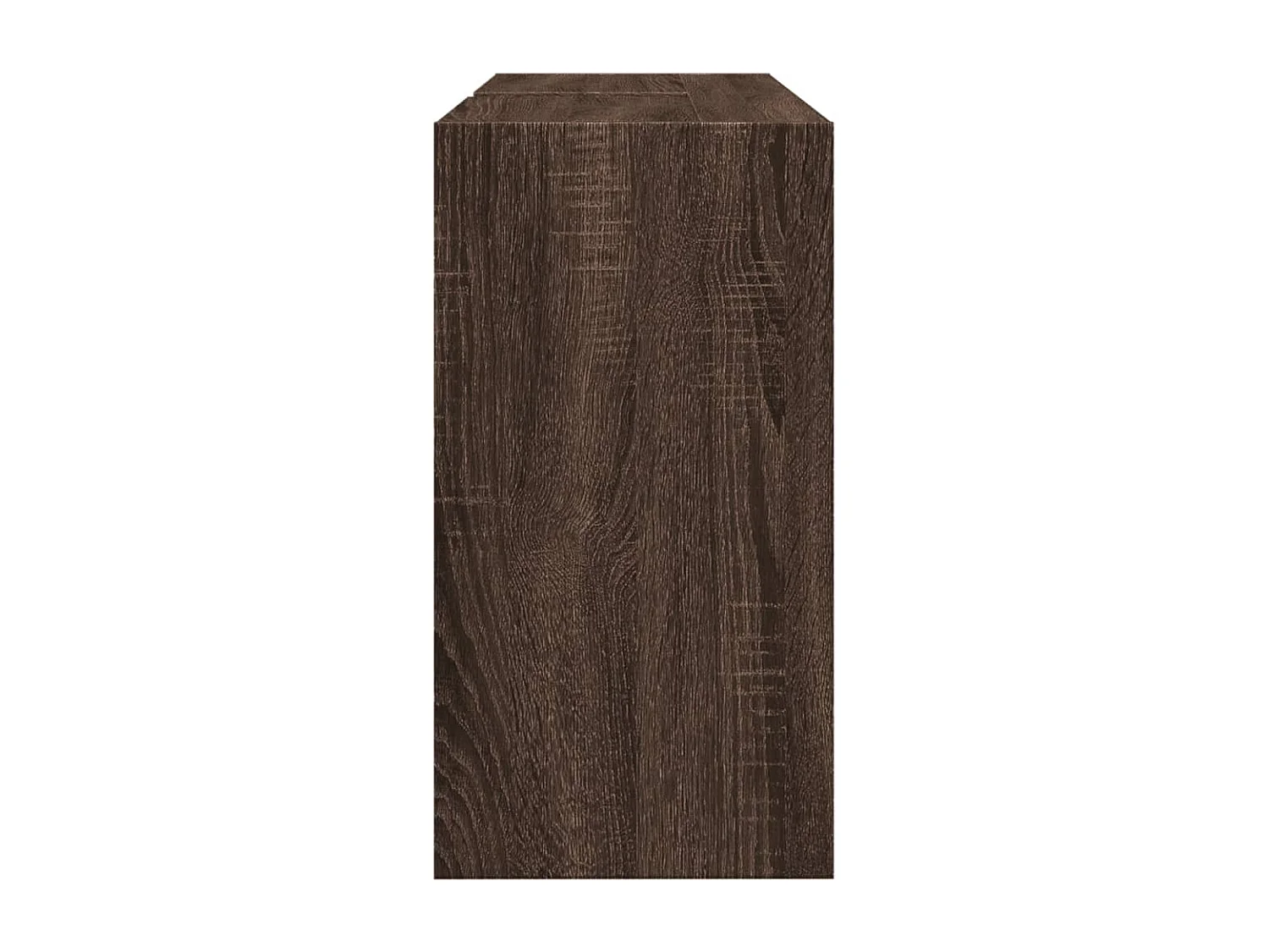 Mueble lavabo roble marrón 90x29x55 cm madera contrachapada