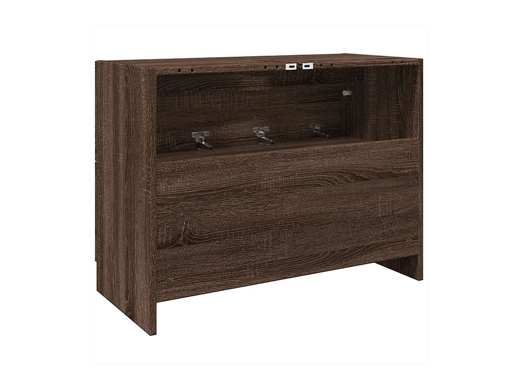 Bruin eiken wastafelkastje 78x37x59 cm samengesteld hout