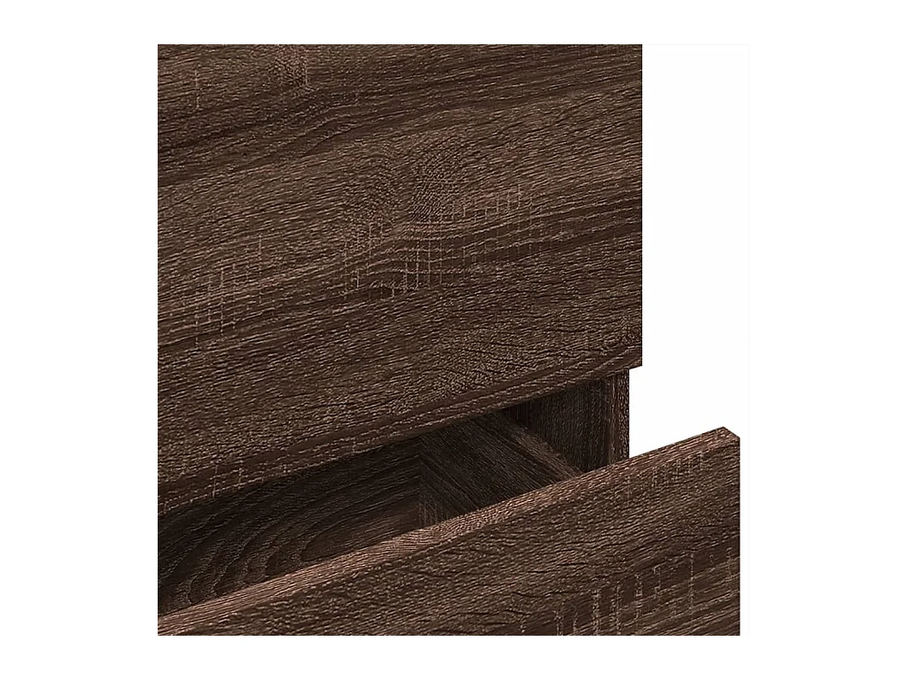 Bruin eiken wastafelkastje 78x37x59 cm samengesteld hout