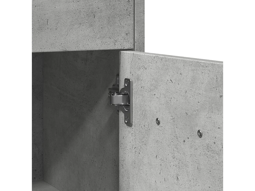 Móvel de banheiro concreto cinza 60x33x80 cm aglomerado