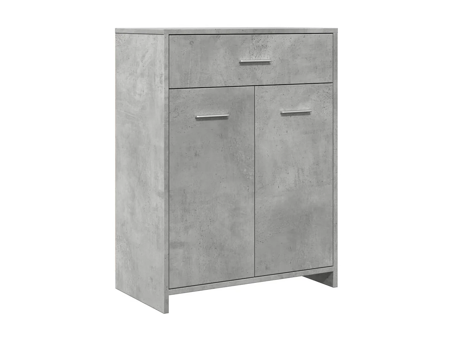 Armoire de salle de bain Gris béton 60x33x80 cm Aggloméré