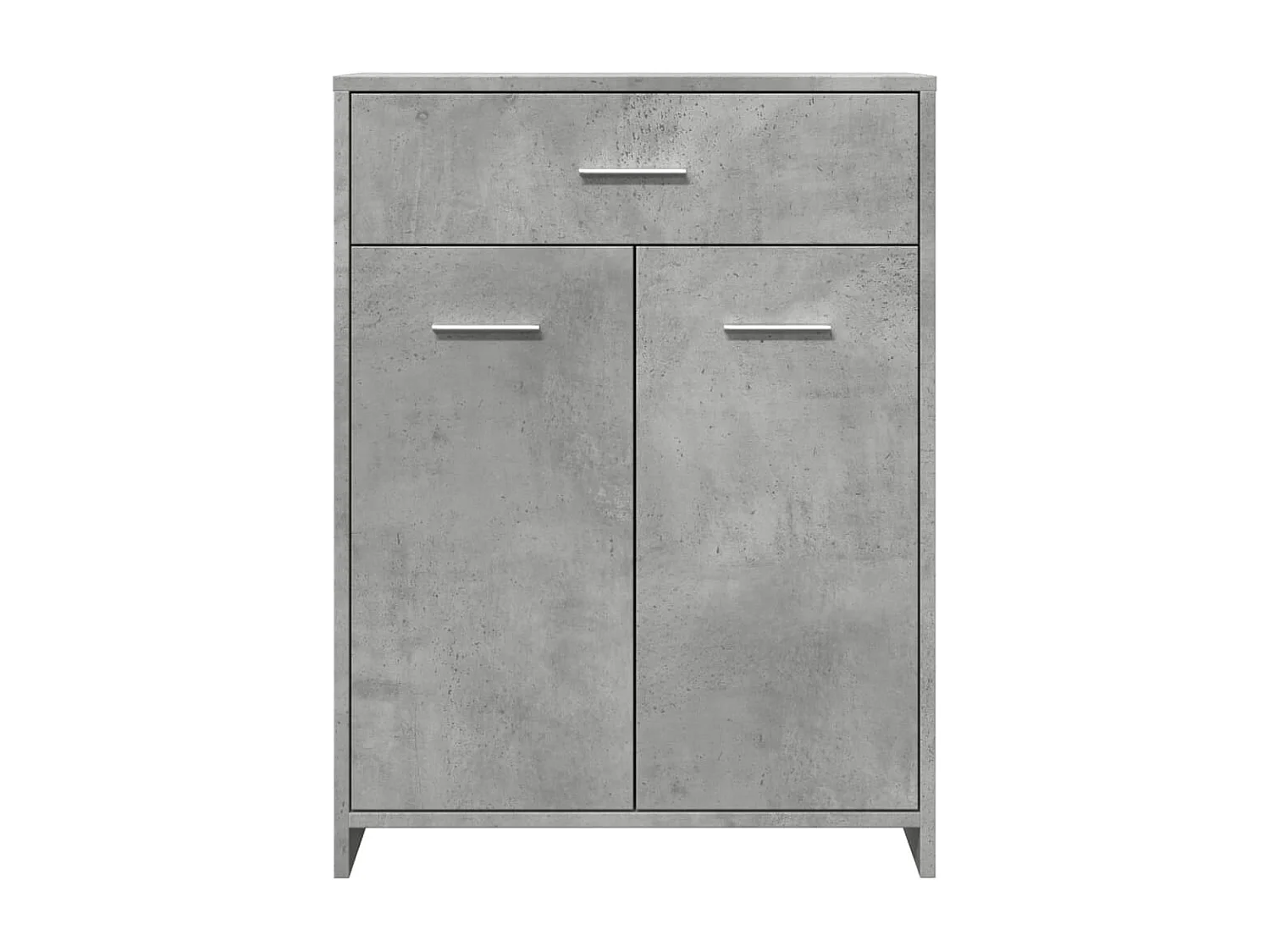 Armoire de salle de bain Gris béton 60x33x80 cm Aggloméré