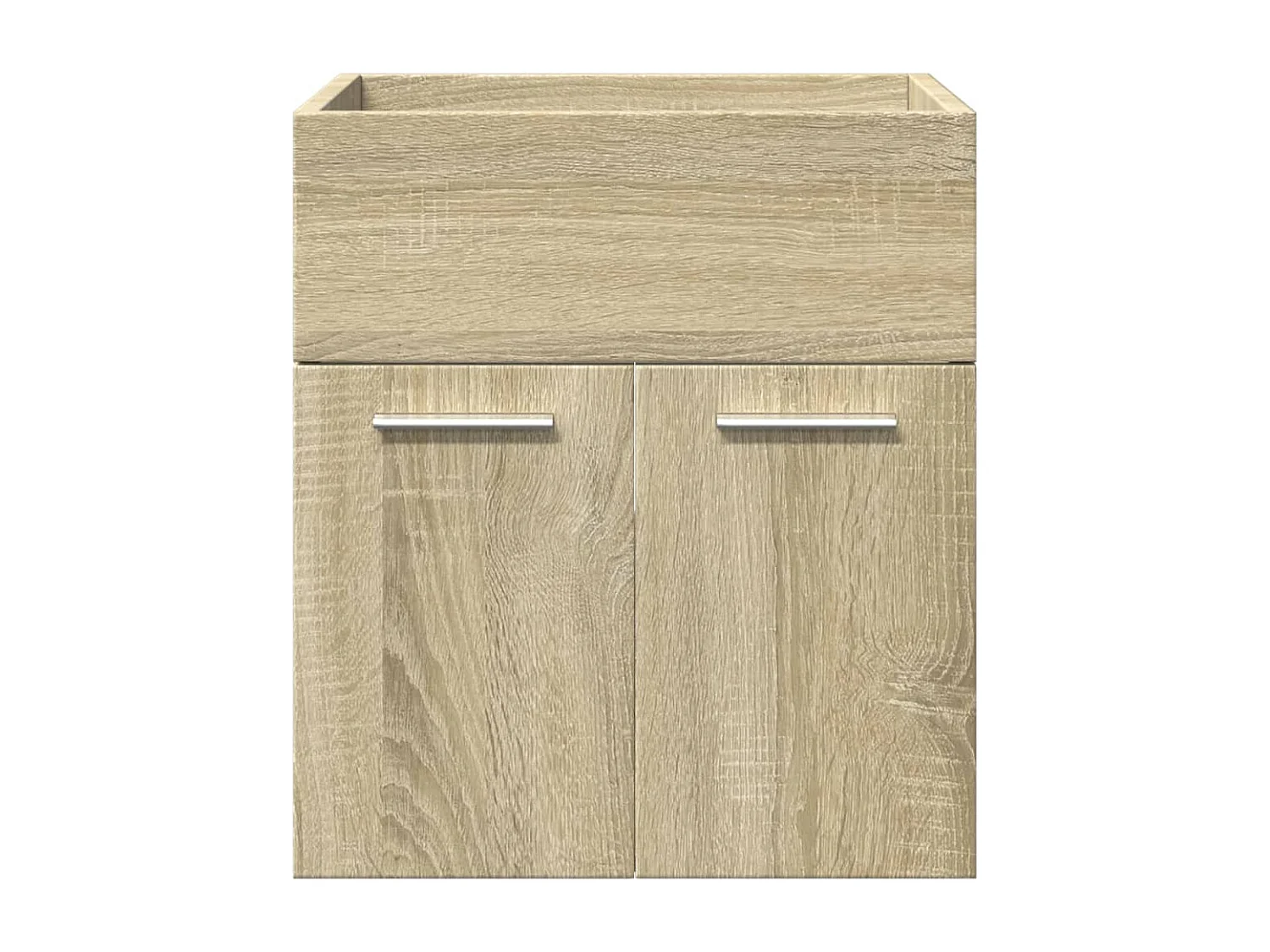 Ensemble de meubles de salle de bain 4 pcs chêne sonoma