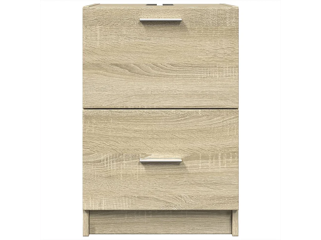 Mueble lavabo roble Sonoma 40x37x59 cm madera contrachapada