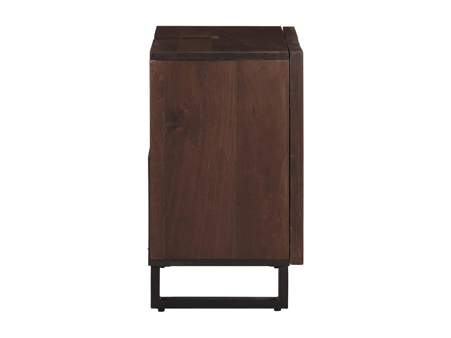 Mobile lavabo da bagno 62x34x58 cm in legno massello di mango marrone