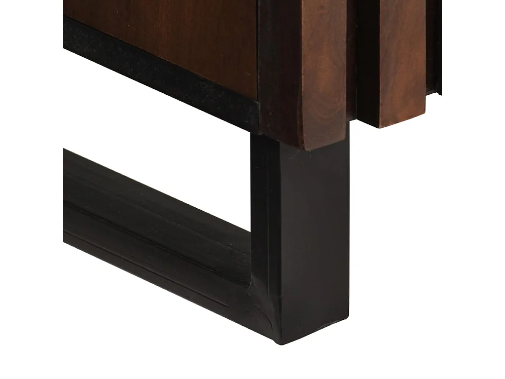 Mobile lavabo da bagno 62x34x58 cm in legno massello di mango marrone